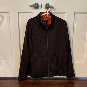 Bass Men's Dark Brown Zip-Up jacket